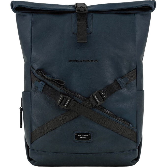 Рюкзак PIQUADRO HARPER CA5677AP/BLU синий кожа CA5677AP-BLU